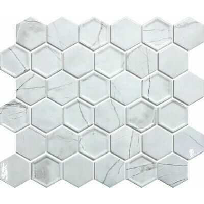 Marble Lab Hexagon 32.5x28.1,MOZAĪKFLĪZES