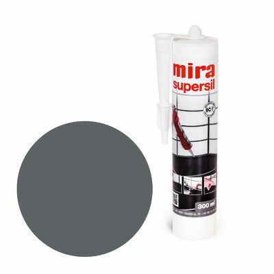 Silikons MIRA 123 anthracite supersil-sanitārais,FLĪZĒŠANAS PALĪGMATERIĀLI